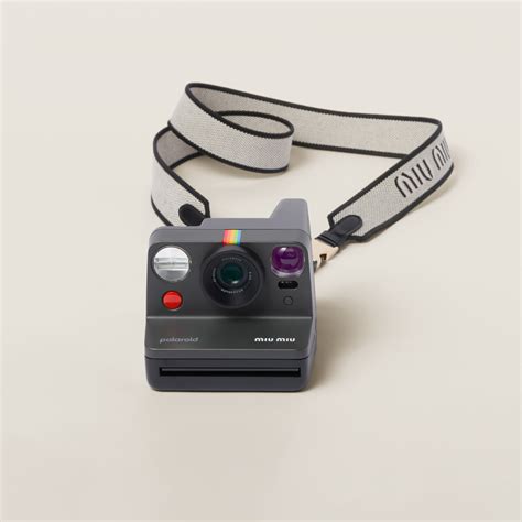 Miu Miu Polaroid X With Fabric Shoulder Strap 